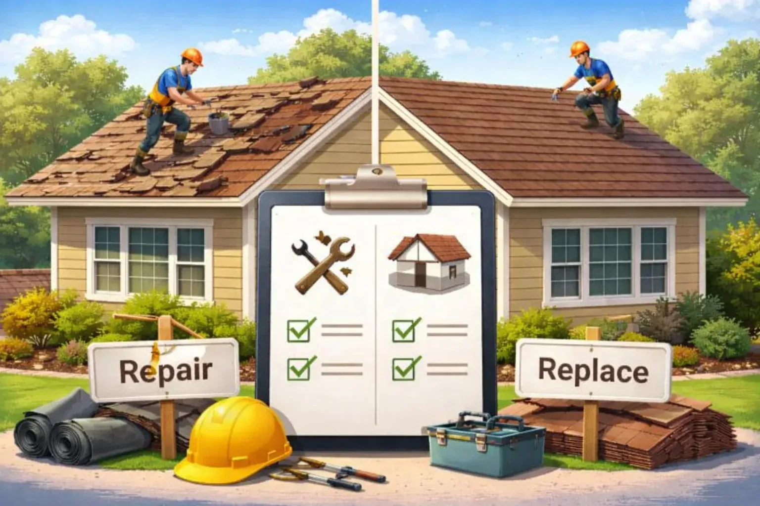 Your Easy Guide to Choosing Between Roof Repair or Replacement